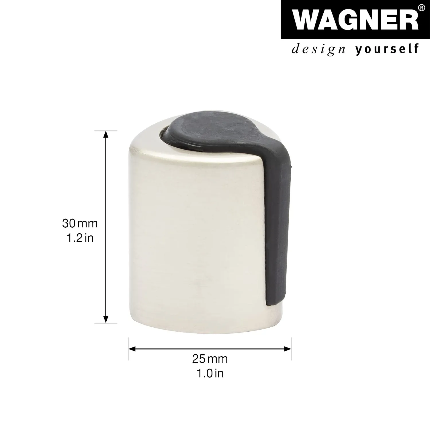 Wagner Fermaporta Pavimento Zinco 26x30 mm da Avvitare