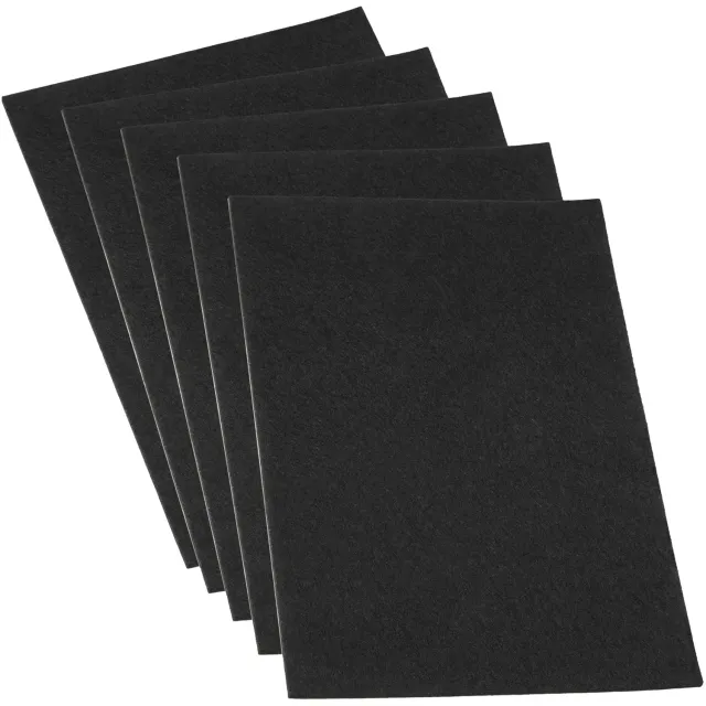 Adsamm Feltro Autoadesivo 200x300 mm Nero 5 Fogli Spesso
