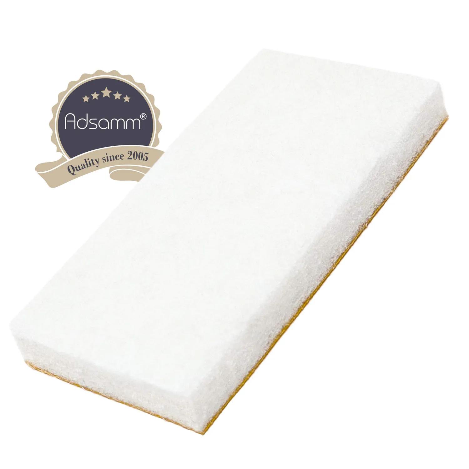 Adsamm Feltrini Alta Densità 20x40 mm 32 Pezzi Bianchi 5,5 mm