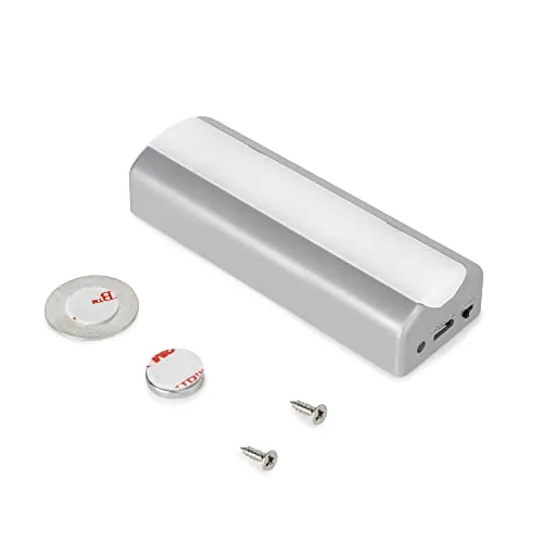 Emuca Rigel luce LED cassetto 1W ricaricabile USB sensore vibrazione
