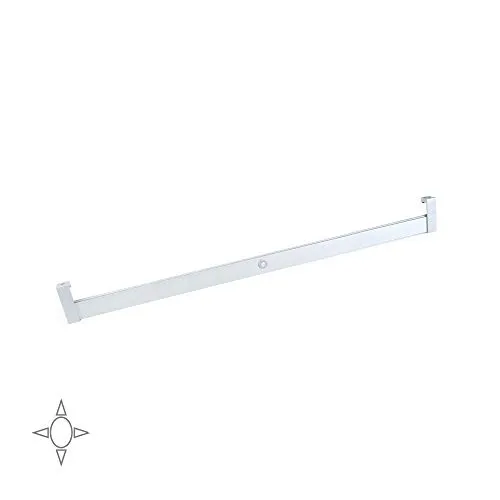 Emuca Asta Appendiabiti LED 708-858 mm Alluminio Sensore