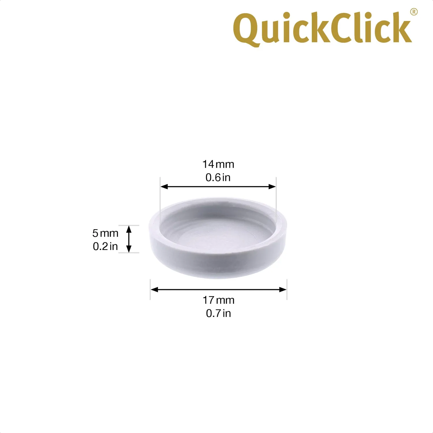 Wagner QuickClick inserti pattini plastica Ø17 mm 8 pezzi