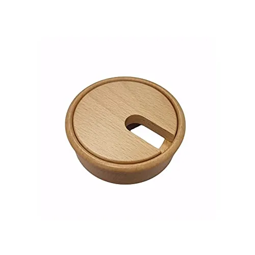 Gedotec Plain Passacavo rotondo Ø80 mm acero laccato 1 pz