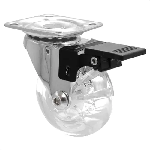 Wagner Skater RO 3085 rotella trasparente con freno 50 mm