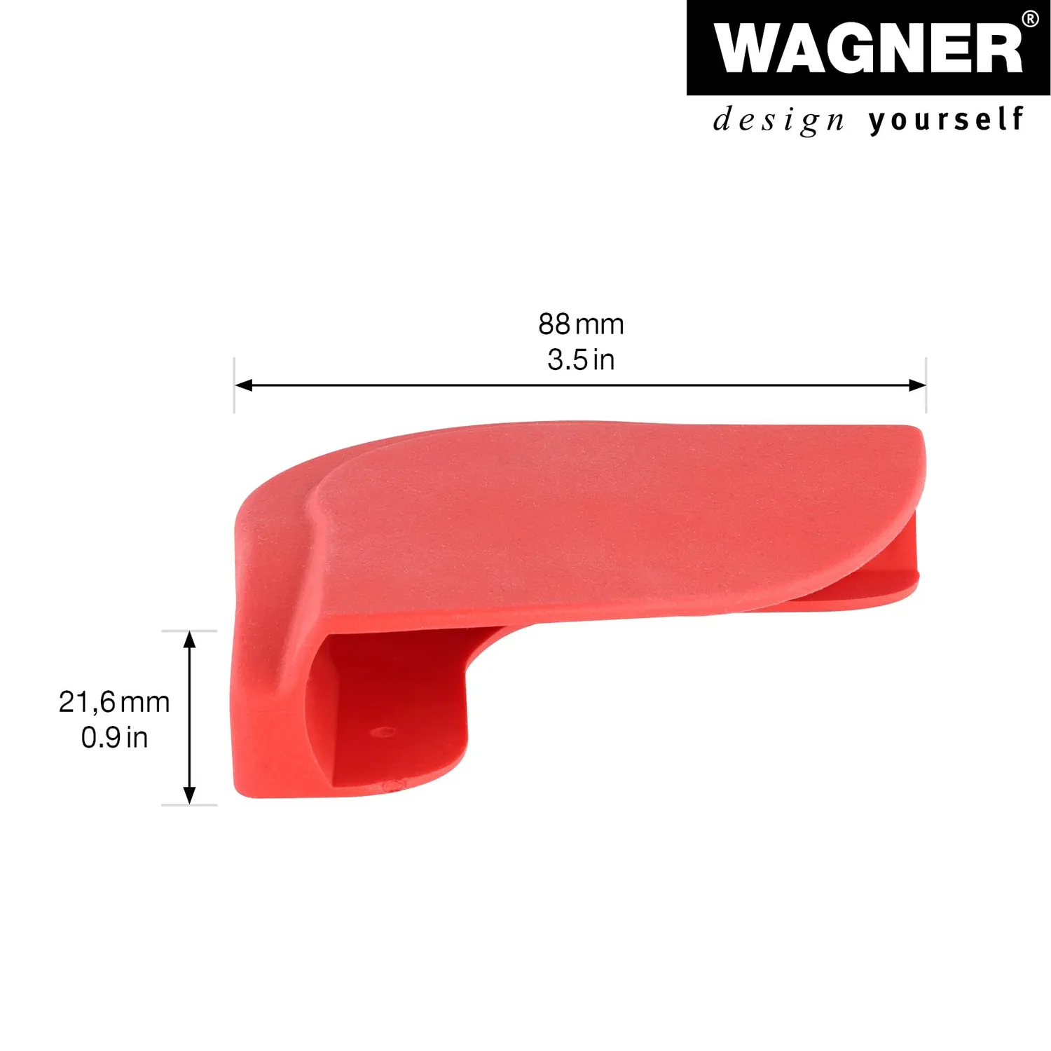 Wagner MM 3057 paraspigoli 4 pezzi rossi