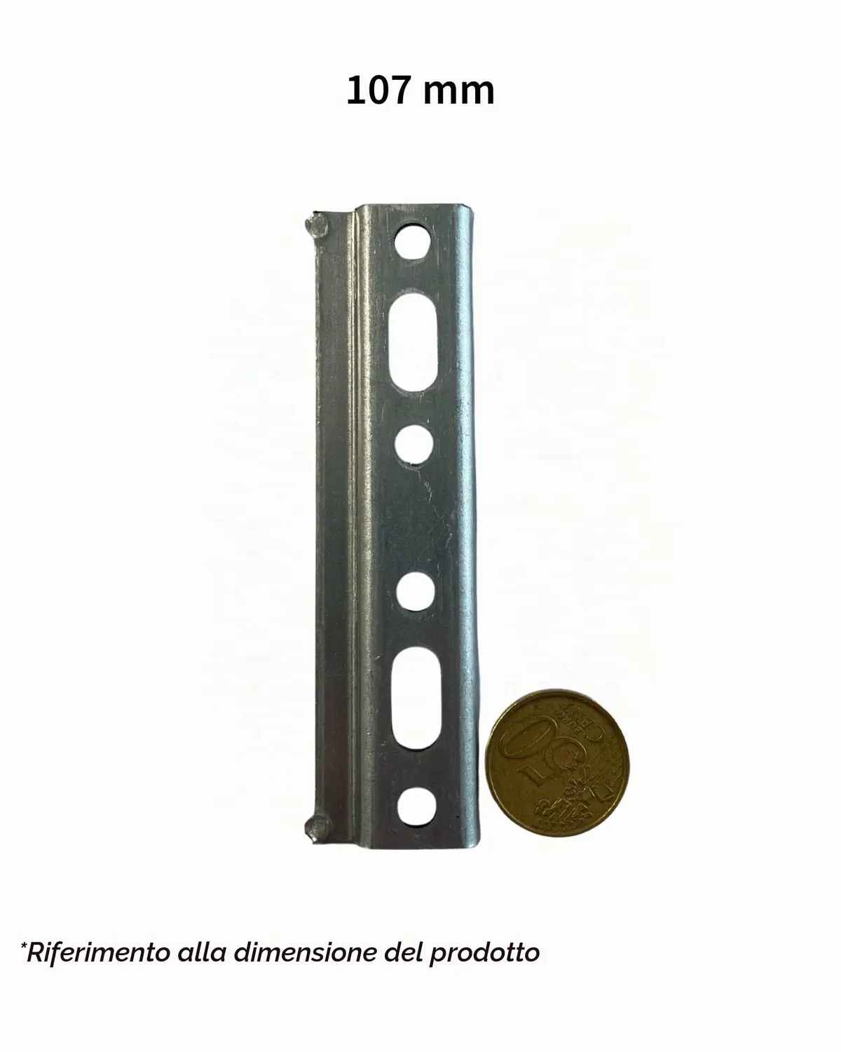 Gedotec H10323 Gancio Armadio 107 mm Acciaio 2 Pz