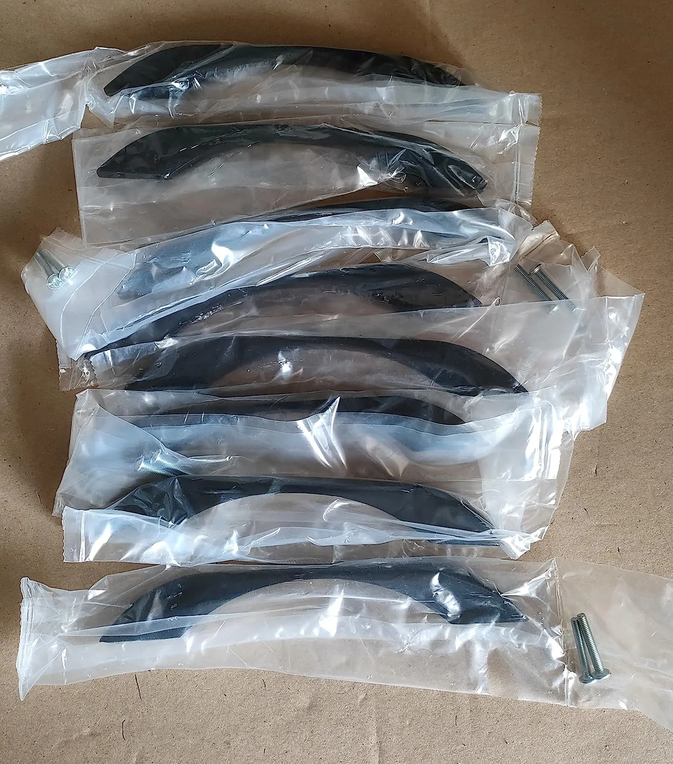 Emuca Varna Maniglia Mobili 160 mm Nero Zama 8 pz
