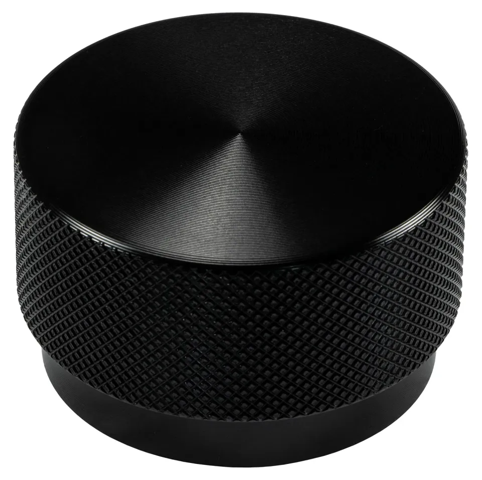 Gedotec Graf Big pomello per mobili nero opaco Ø 50 mm 1 pz