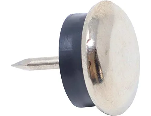 Adsamm Puntali Metallo Chiodo Ø18 mm Argento 32 Pezzi