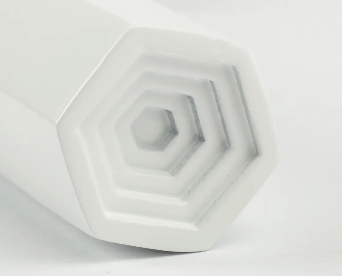 NIVA Design Prisma maniglia bianca alluminio porta