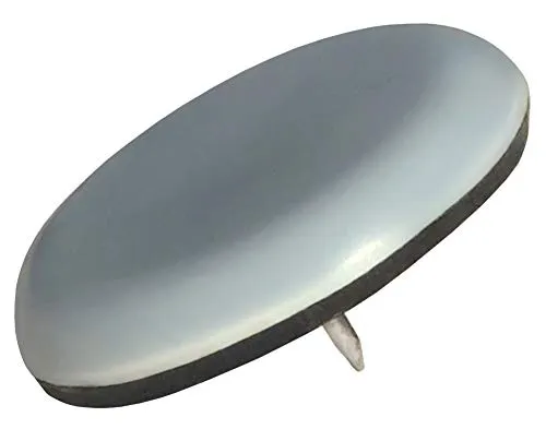 Adsamm 16 pattini PTFE con chiodo grigi Ø 40 mm scorrevoli