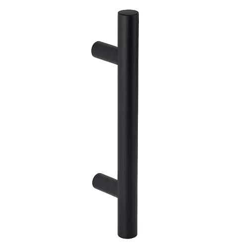 Gedotec maniglione porta inox nero opaco 350 mm foro 210
