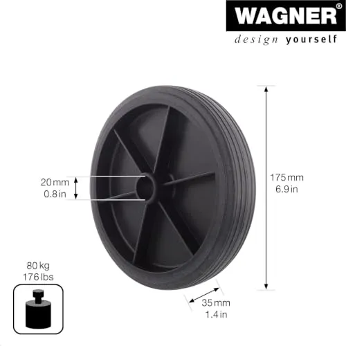 Wagner RO 8175 ruota a disco 175 mm 80 kg