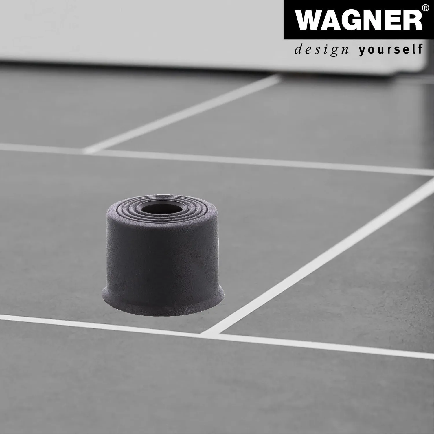 Wagner Vulkano Small EH 5233 fermaporta parete gomma 1 pz