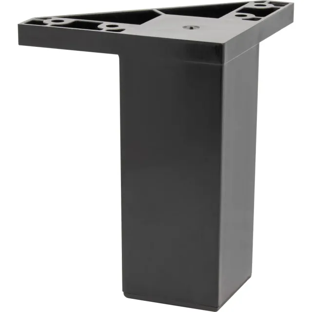 Wagner Design 12022101 gamba quadrata nera 100 mm