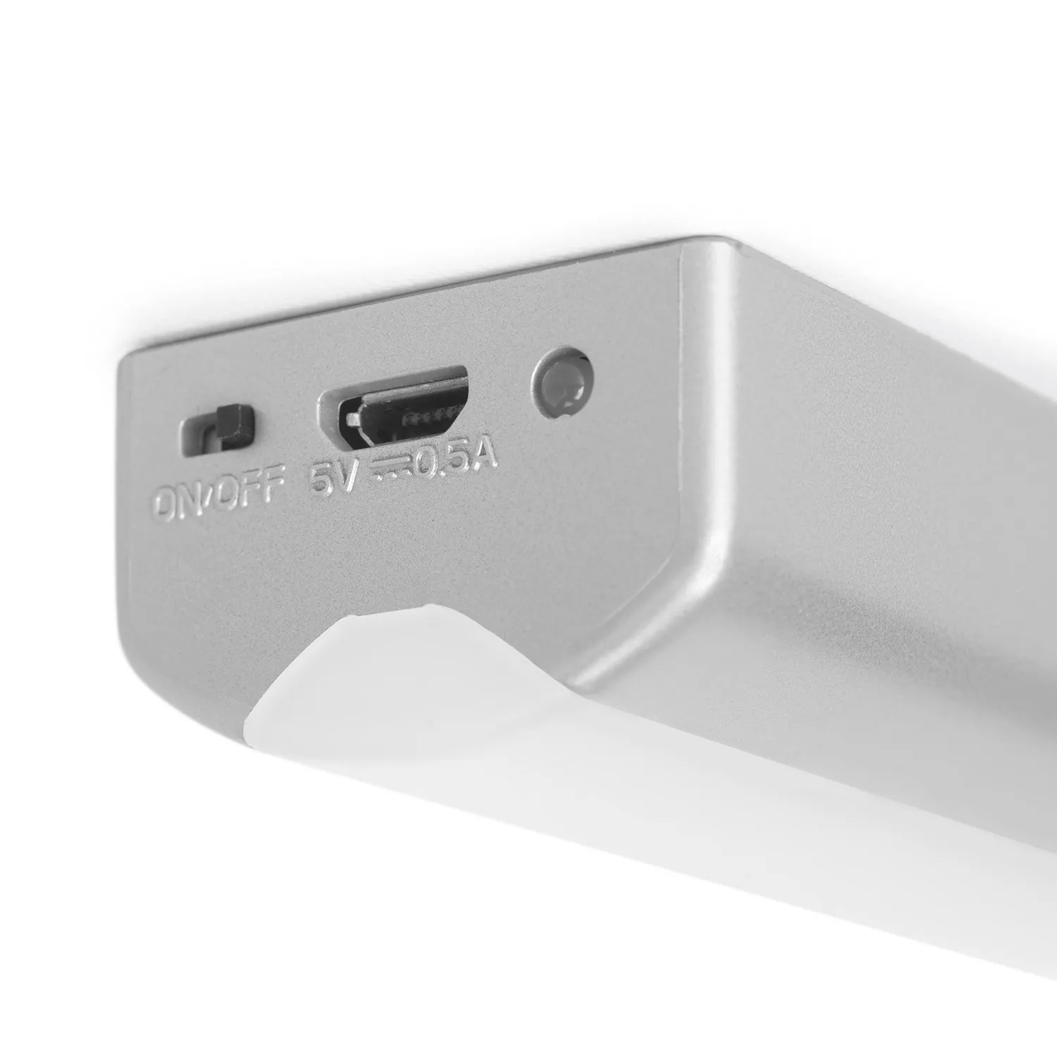Emuca Rigel luce LED cassetto 1W ricaricabile USB sensore vibrazione