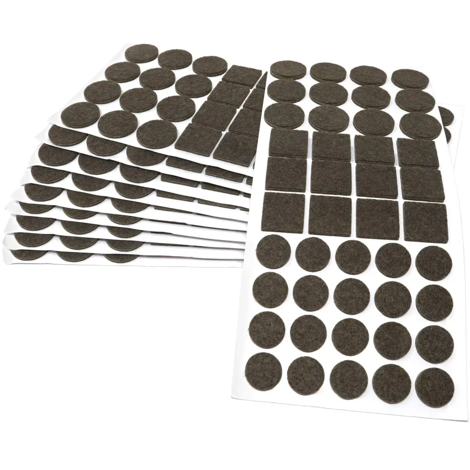 Adsamm 440 feltrini autoadesivi marroni assortiti 3,5 mm