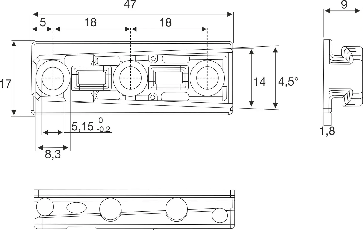 Gedotec giunti mobili M6 set 10 pezzi nichelati acciaio