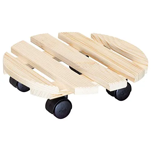 Wagner Country Ø 30 cm carrello piante rotondo naturale