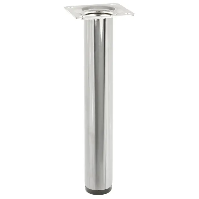 Wagner 1520 piedino per mobili acciaio cromo 200 mm