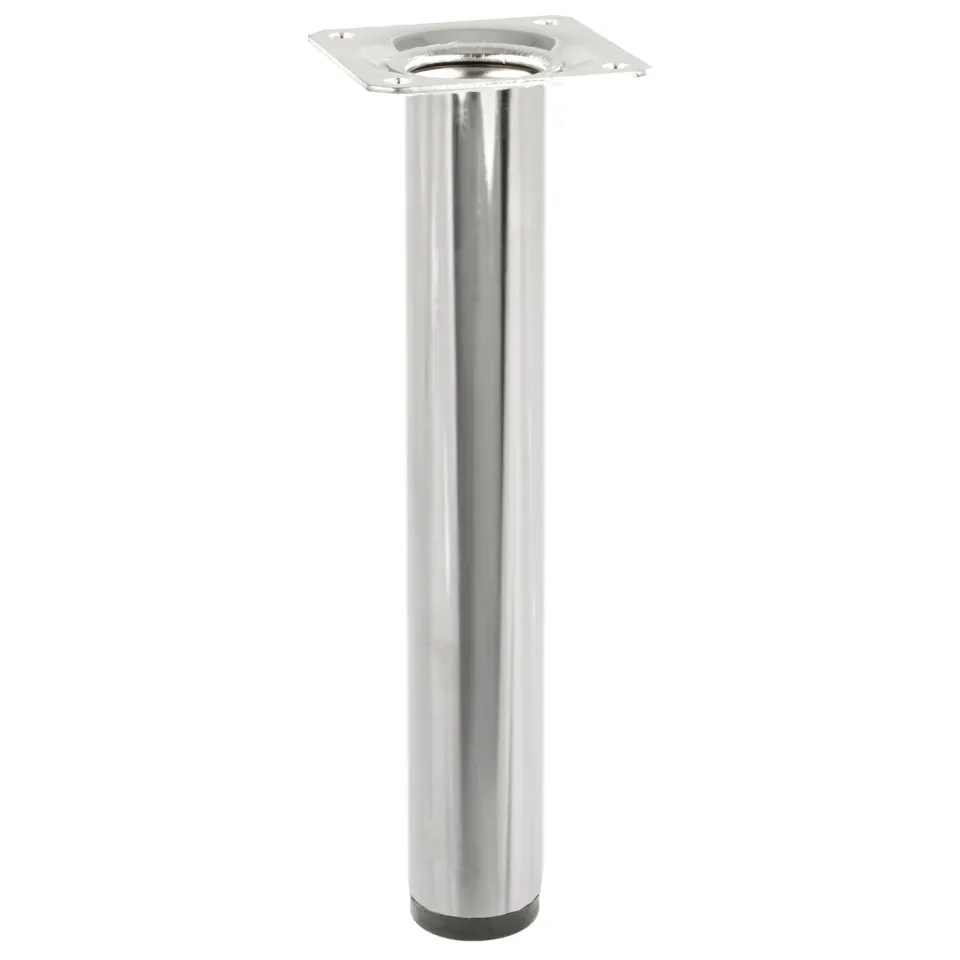 Wagner 1520 piedino per mobili acciaio cromo 200 mm