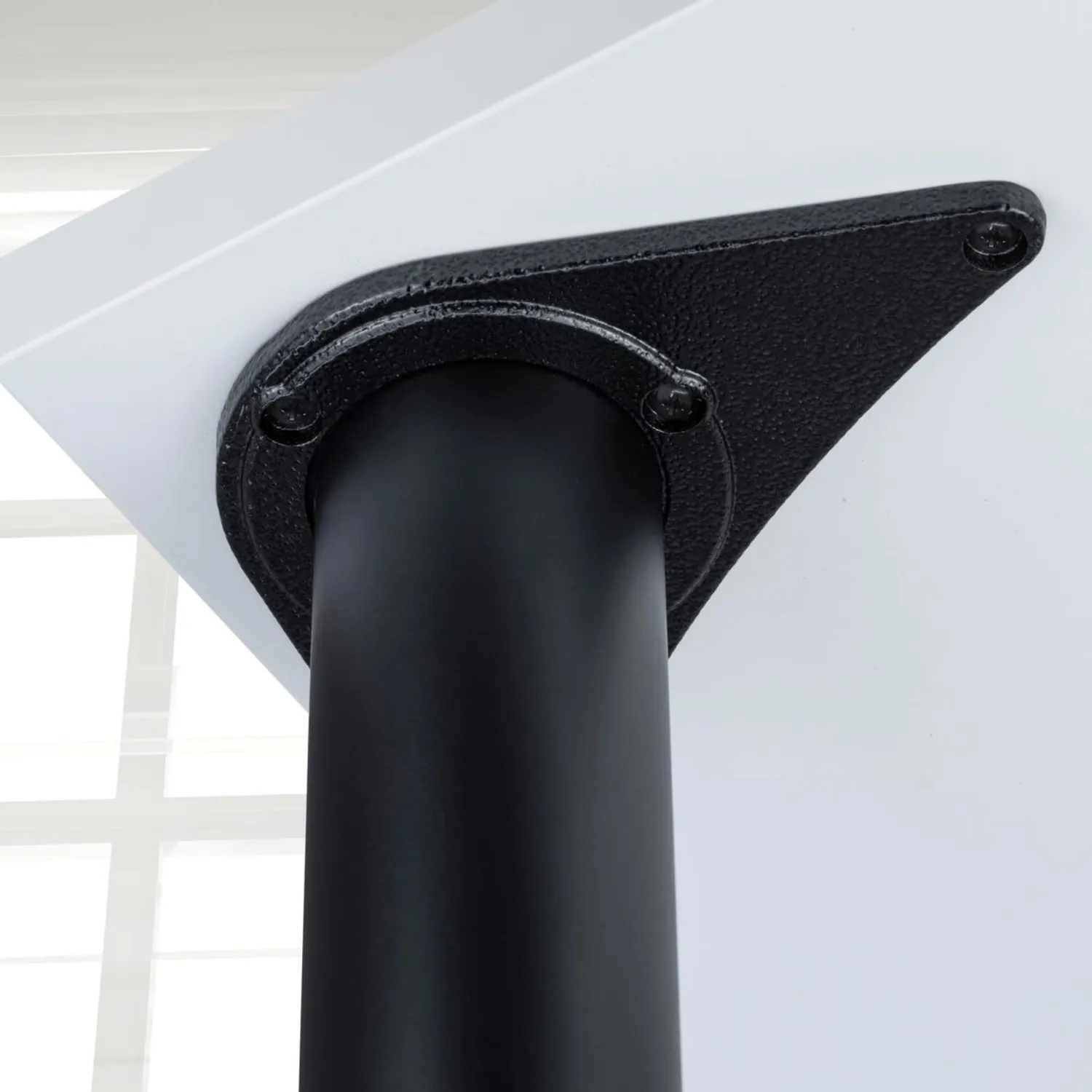 Gedotec gambe tavolo 710mm nero opaco D60 4 pezzi
