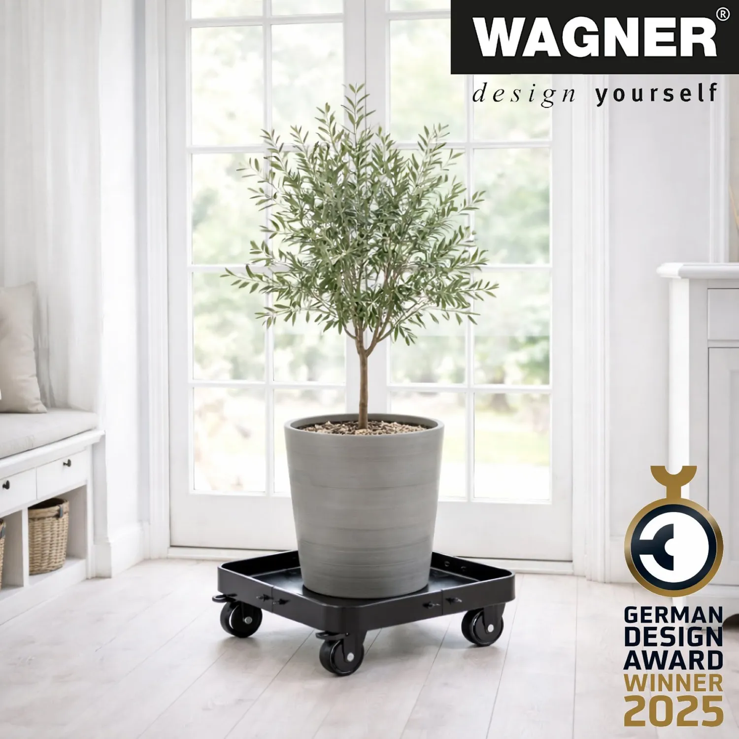 WAGNER Sun City Exclusive 20082101 carrello piante 200 kg nero