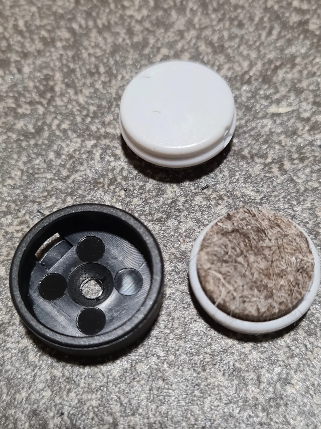WAGNER QuickClick DUO feltrini Ø 25 mm set 4 pezzi 2in1