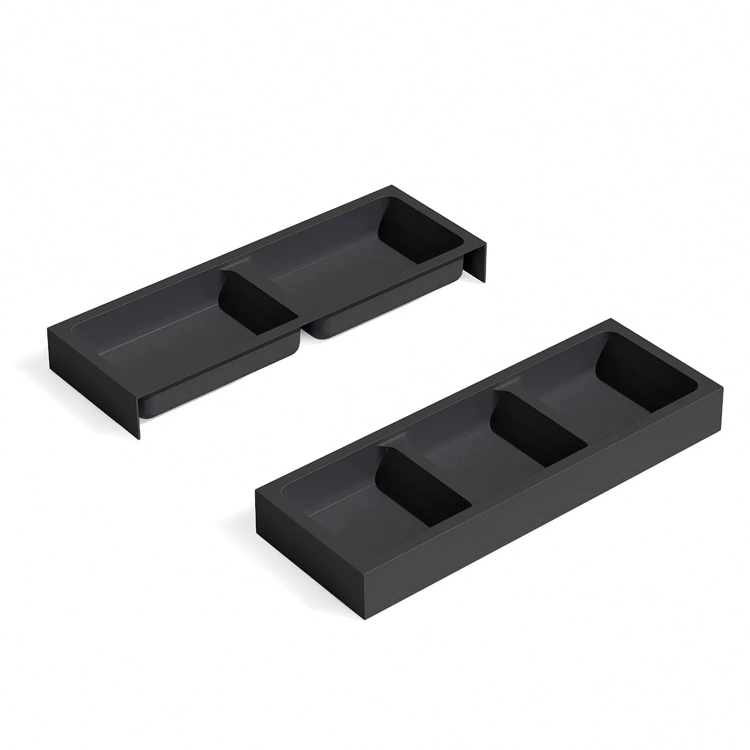 Emuca Tidy organizer cassetti bianchi 6 pezzi ABS impilabili