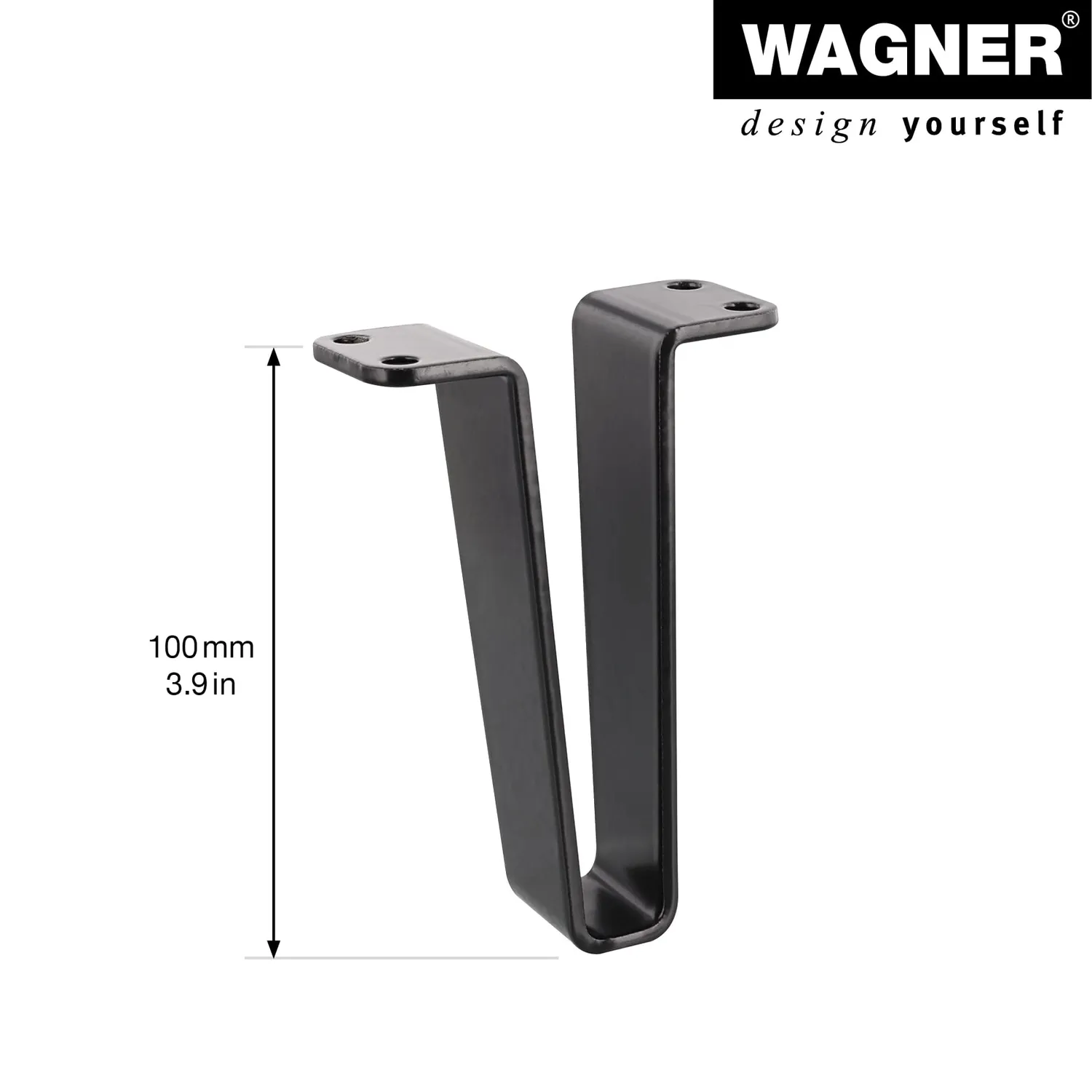 Wagner V-Style ST 0610 gamba mobile 100 mm nera