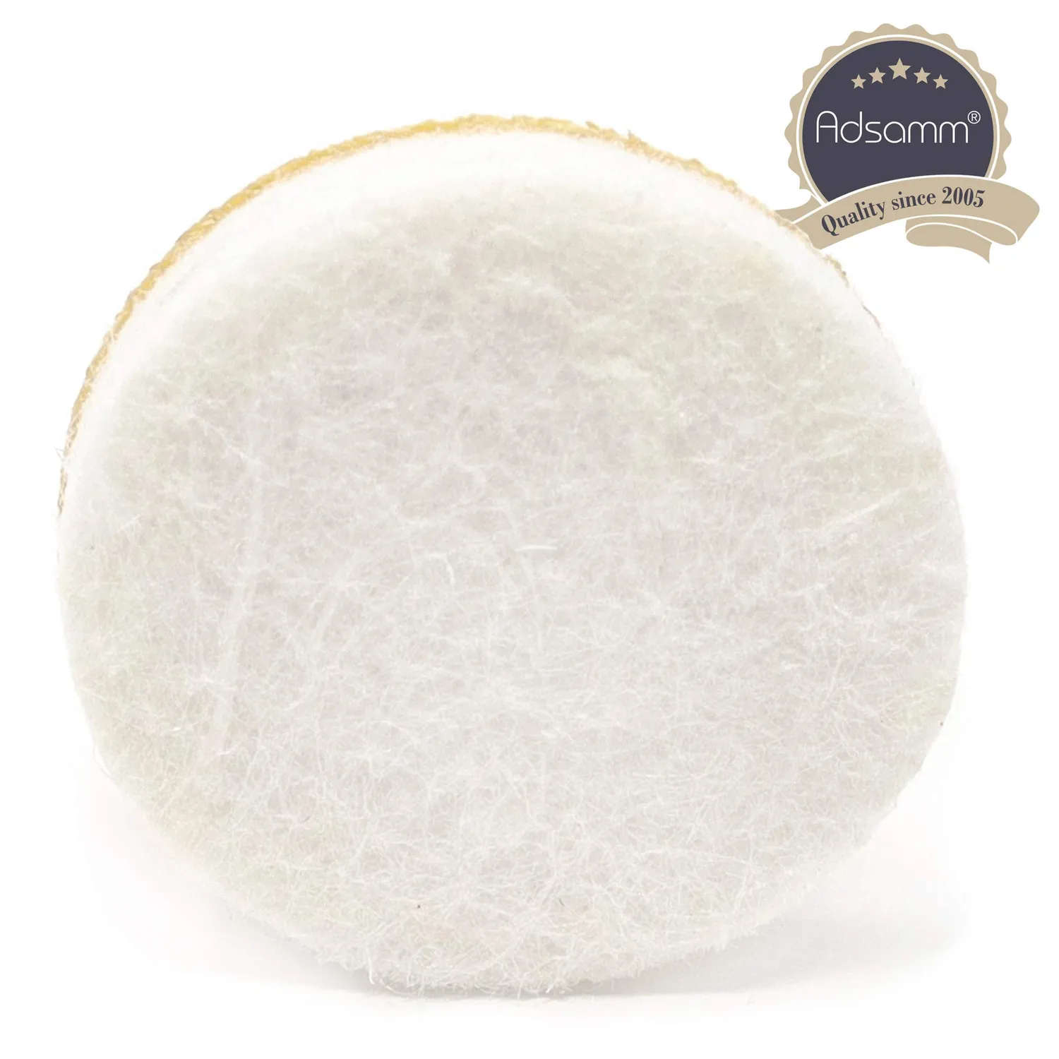 Adsamm feltrini bianchi 100 pezzi 26 mm alta densità