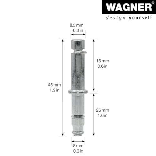 Wagner RO 0092 perno riduttore 2 pezzi 8,5/8 mm acciaio