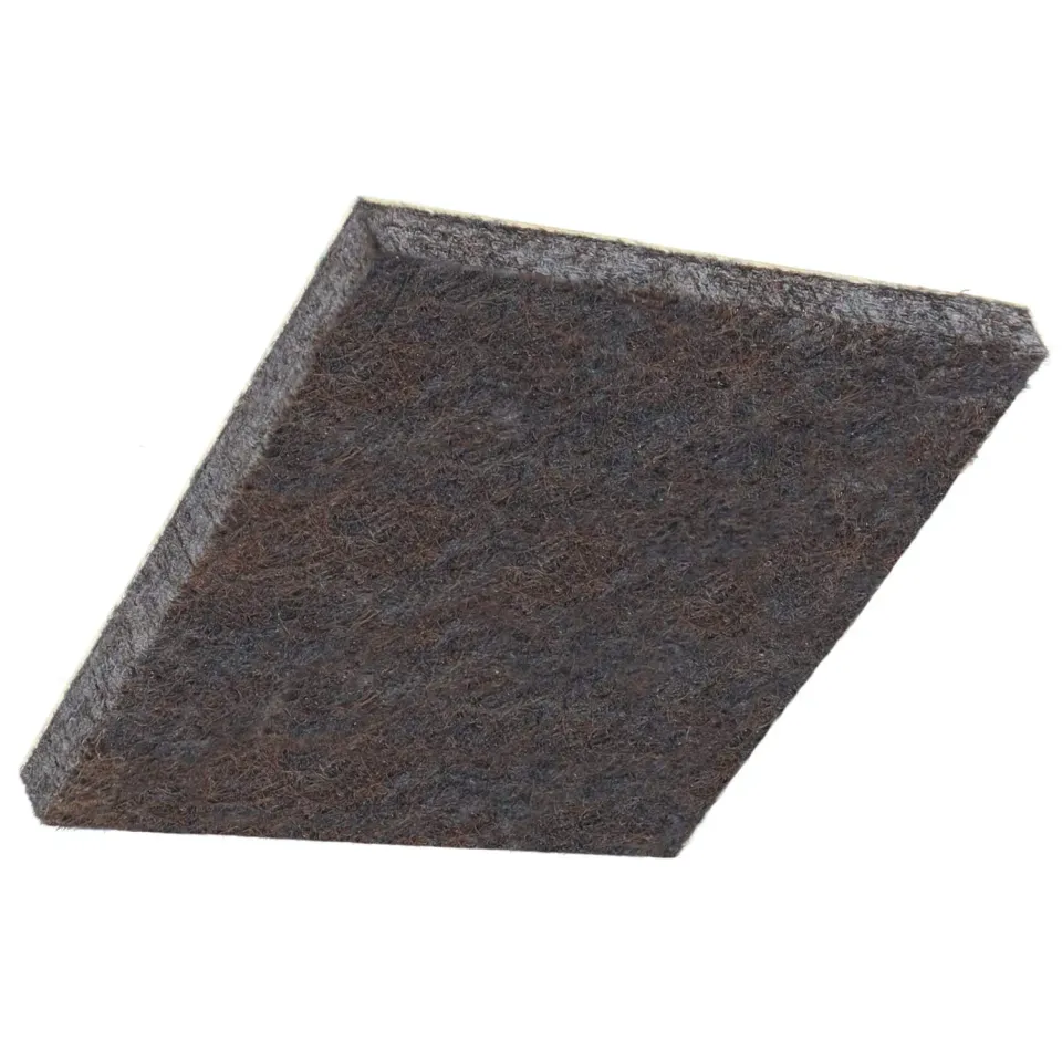 Adsamm feltrini autoadesivi 55x55 mm marroni 32 pz 5,5 mm
