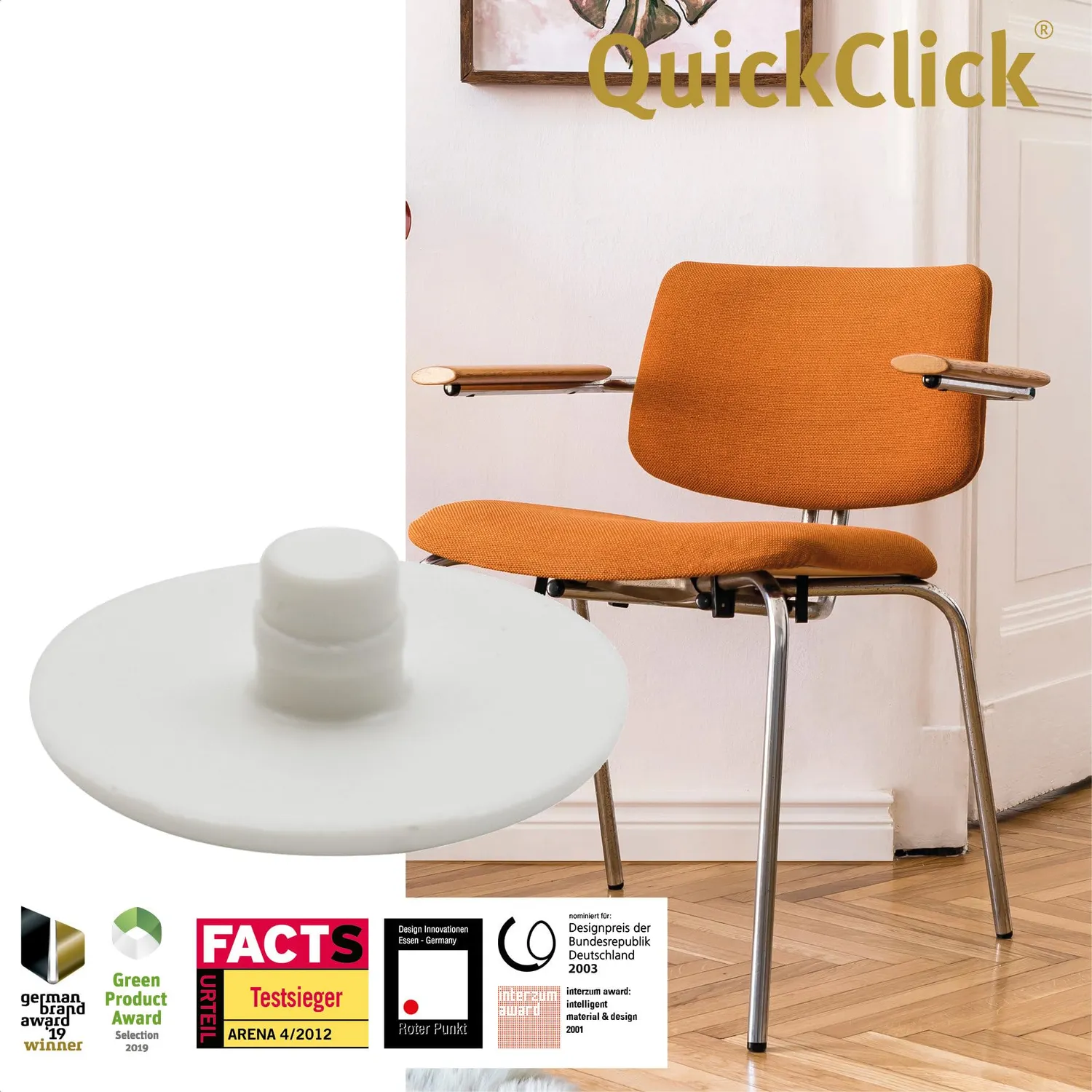 Wagner QuickClick 15788500 pattini ricambio Ø20 mm 8 pezzi Extreme