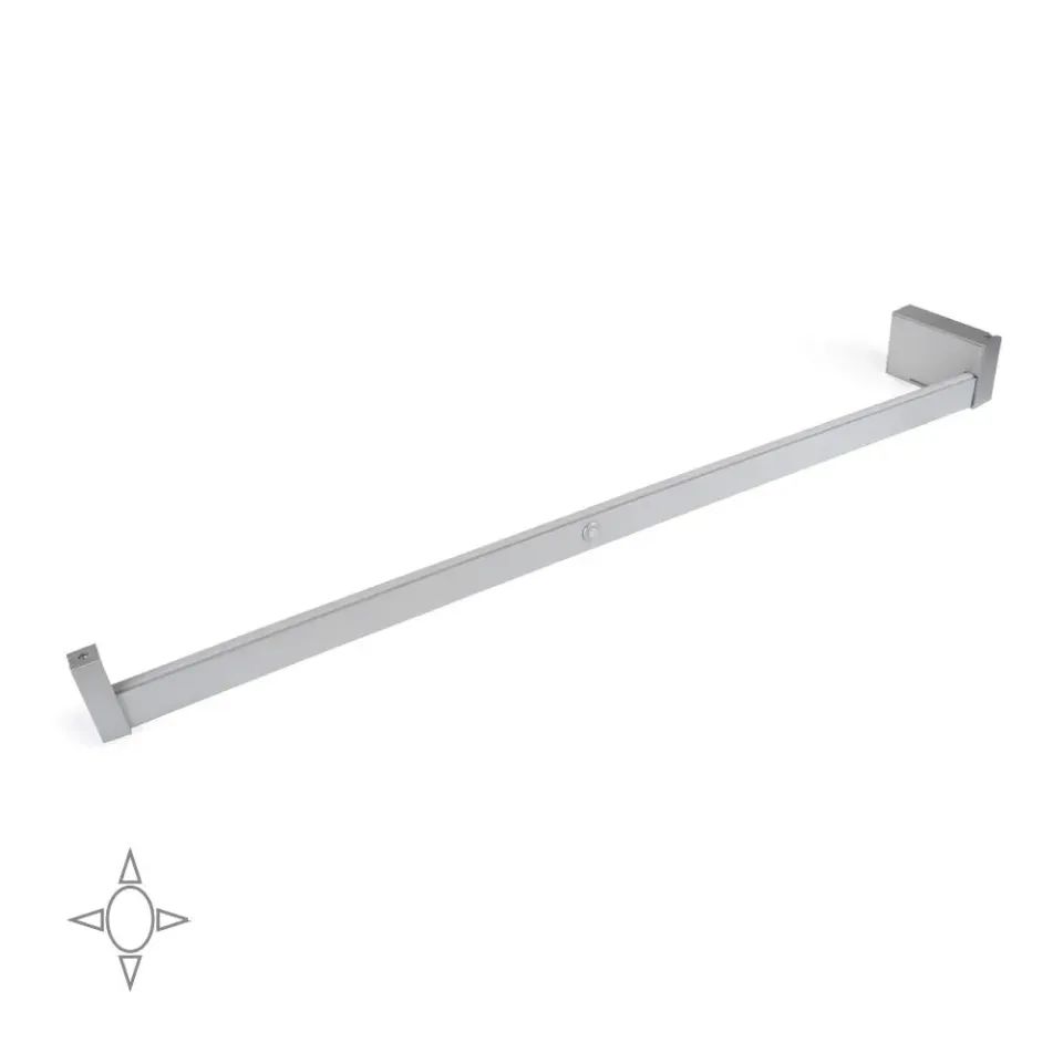 Emuca Asta Appendiabiti LED Armadio 858-1008 mm Alluminio Sensore