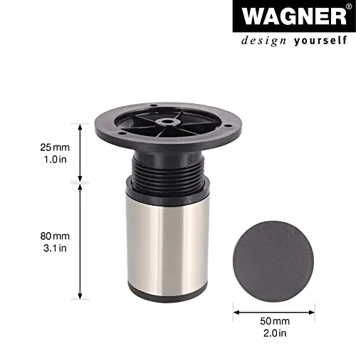 Wagner Telescope Classic 12048201 gamba mobile 80-105 mm inox
