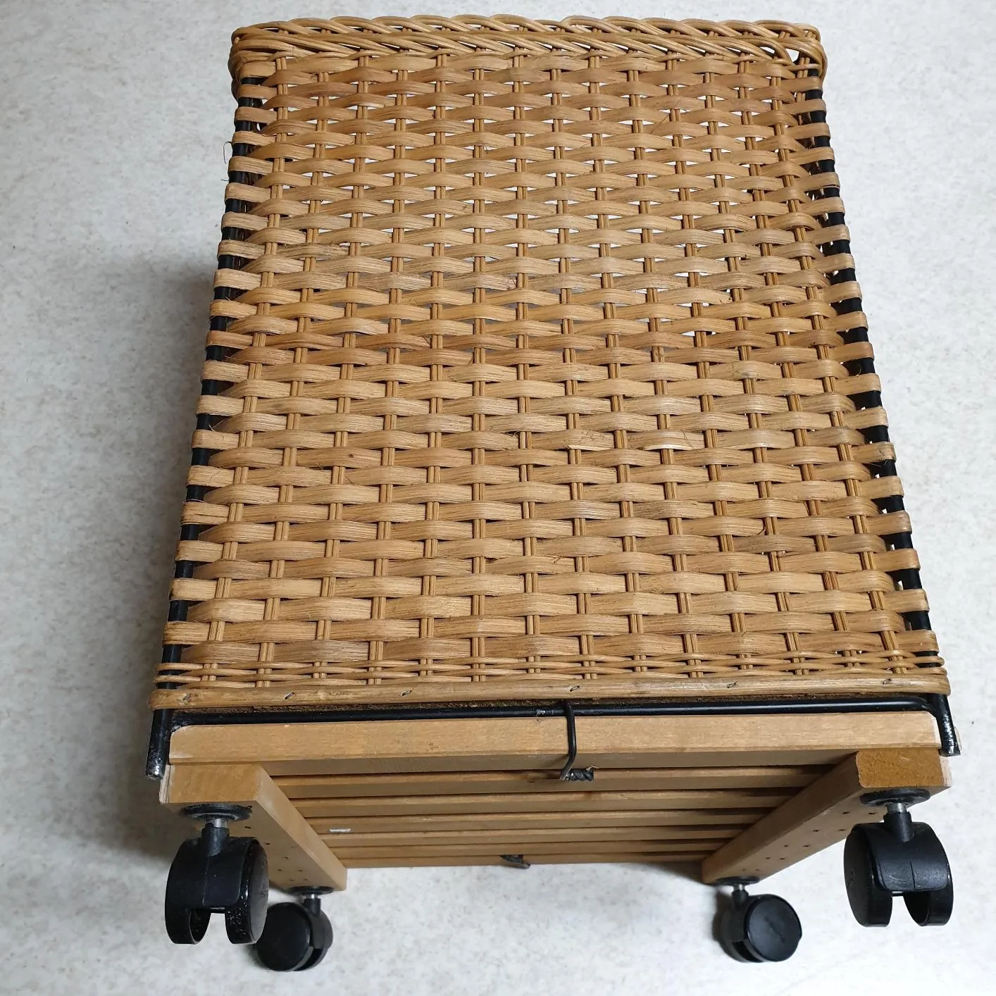 Wagner carrello piante 35x35 terracotta con ruote legno