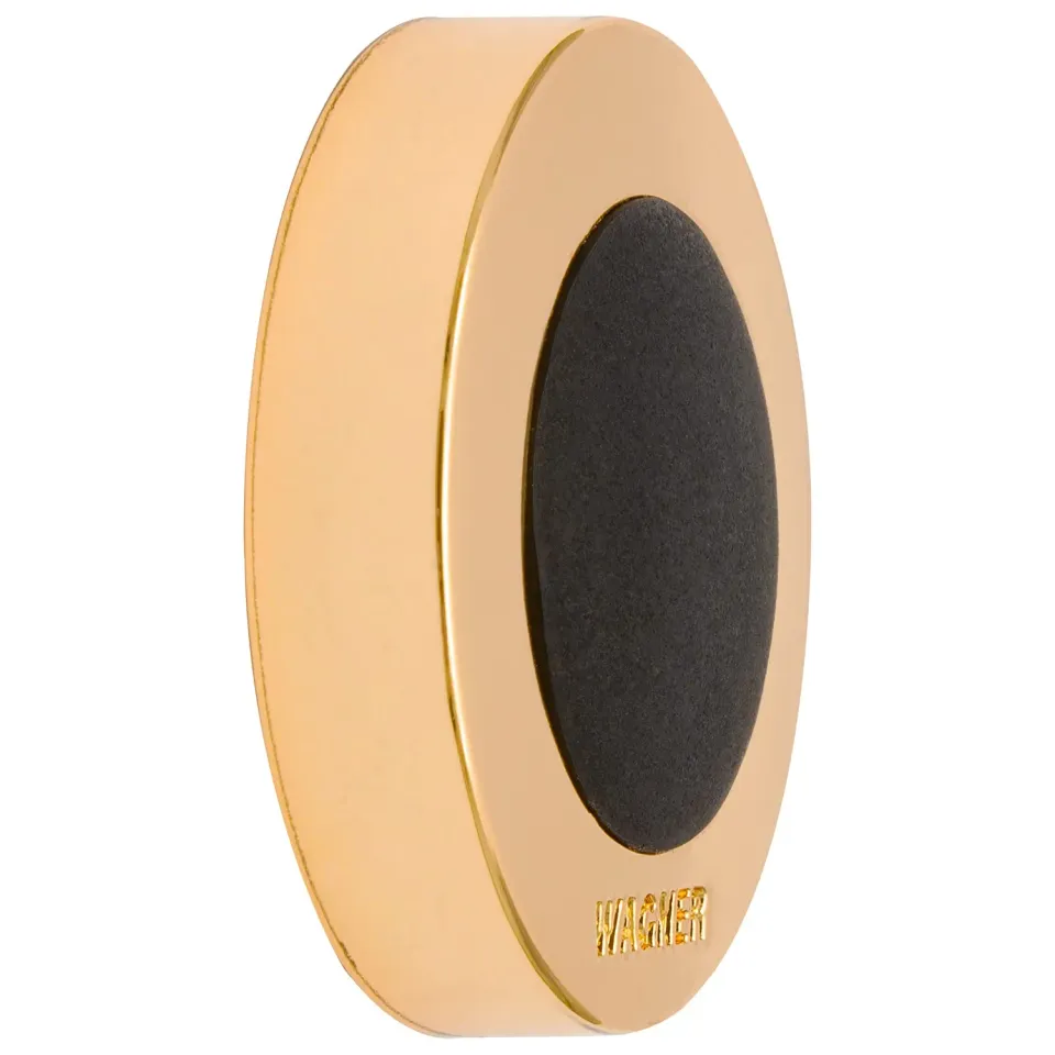 Wagner 15513711 fermaporta a muro oro/nero Ø38 mm