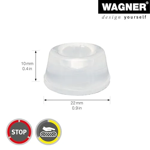Wagner EH 3020 15302099 paracolpi adesivi Ø22x10 mm 12 pz