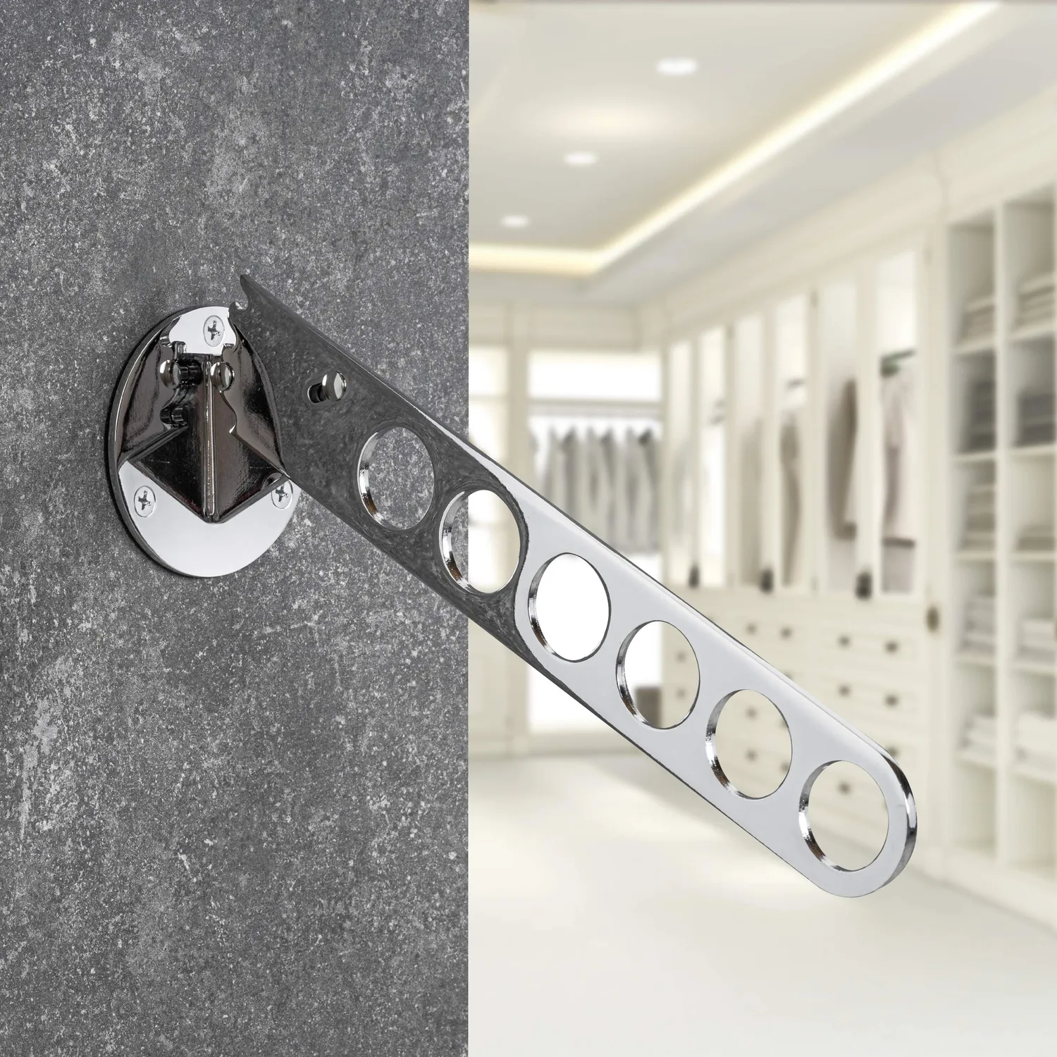 Gedotec MC-03 appendiabiti pieghevole cromo 290 mm