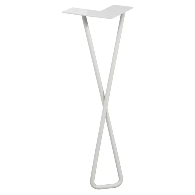 Wagner Hairpin Leg 12834601 gamba tavolo grigia 40 cm