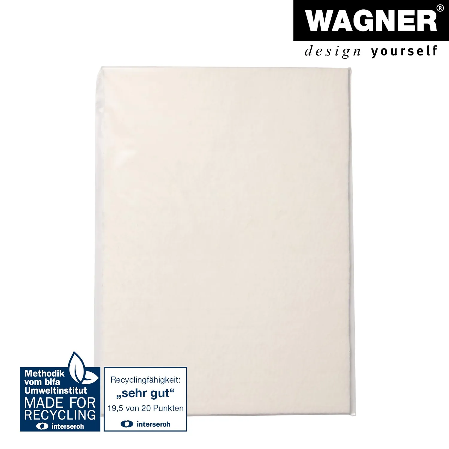 Wagner 15175300 foglio feltro adesivo A4 bianco 210x297 mm