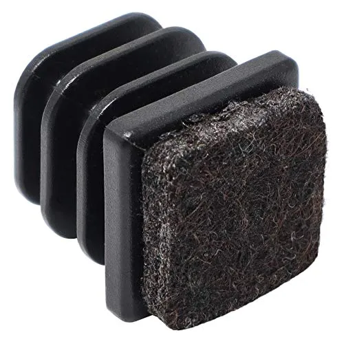Adsamm puntali quadrati 16-18 mm 100 pezzi con feltro nero