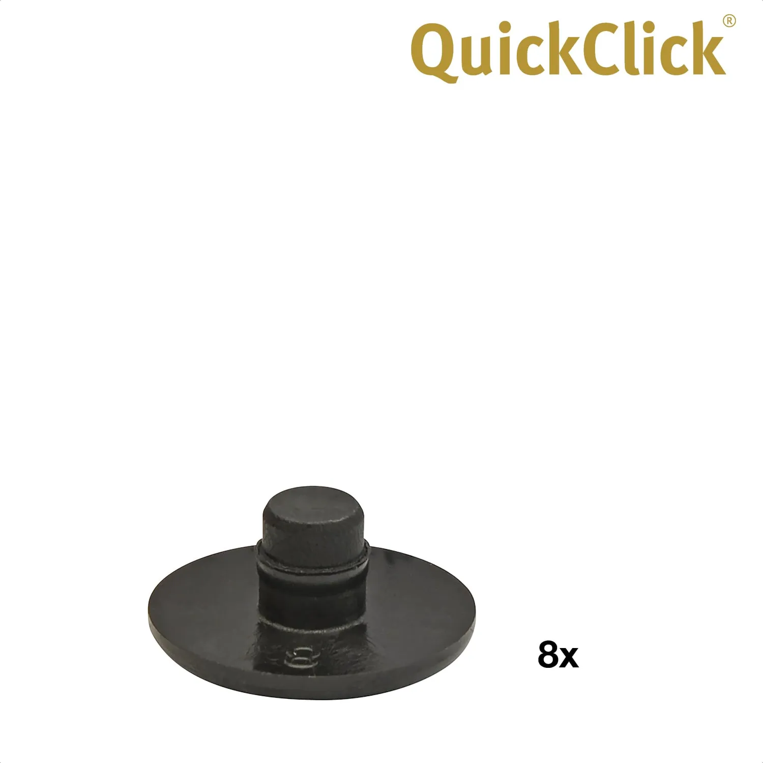 Wagner QuickClick 15788200 feltrini ricambio Ø15mm 8pz Black