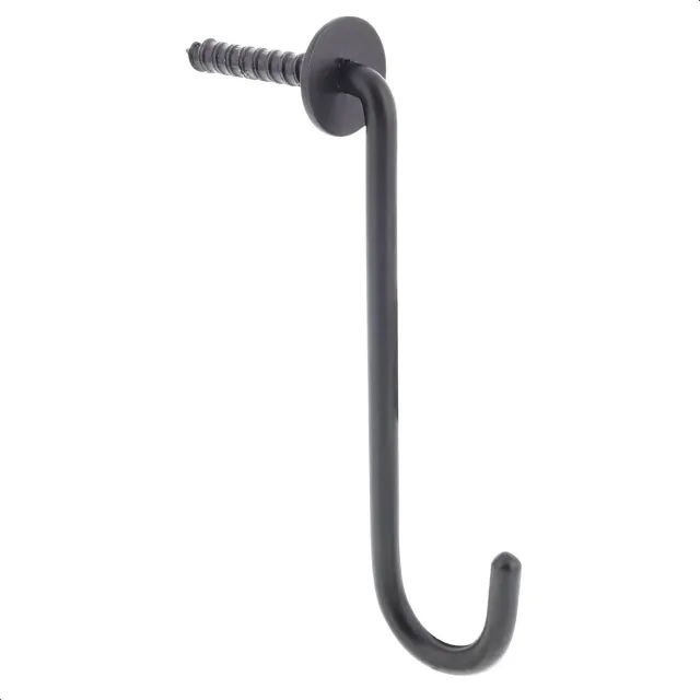 Wagner hooks4home Retrò gancio a muro 115x35 mm nero opaco