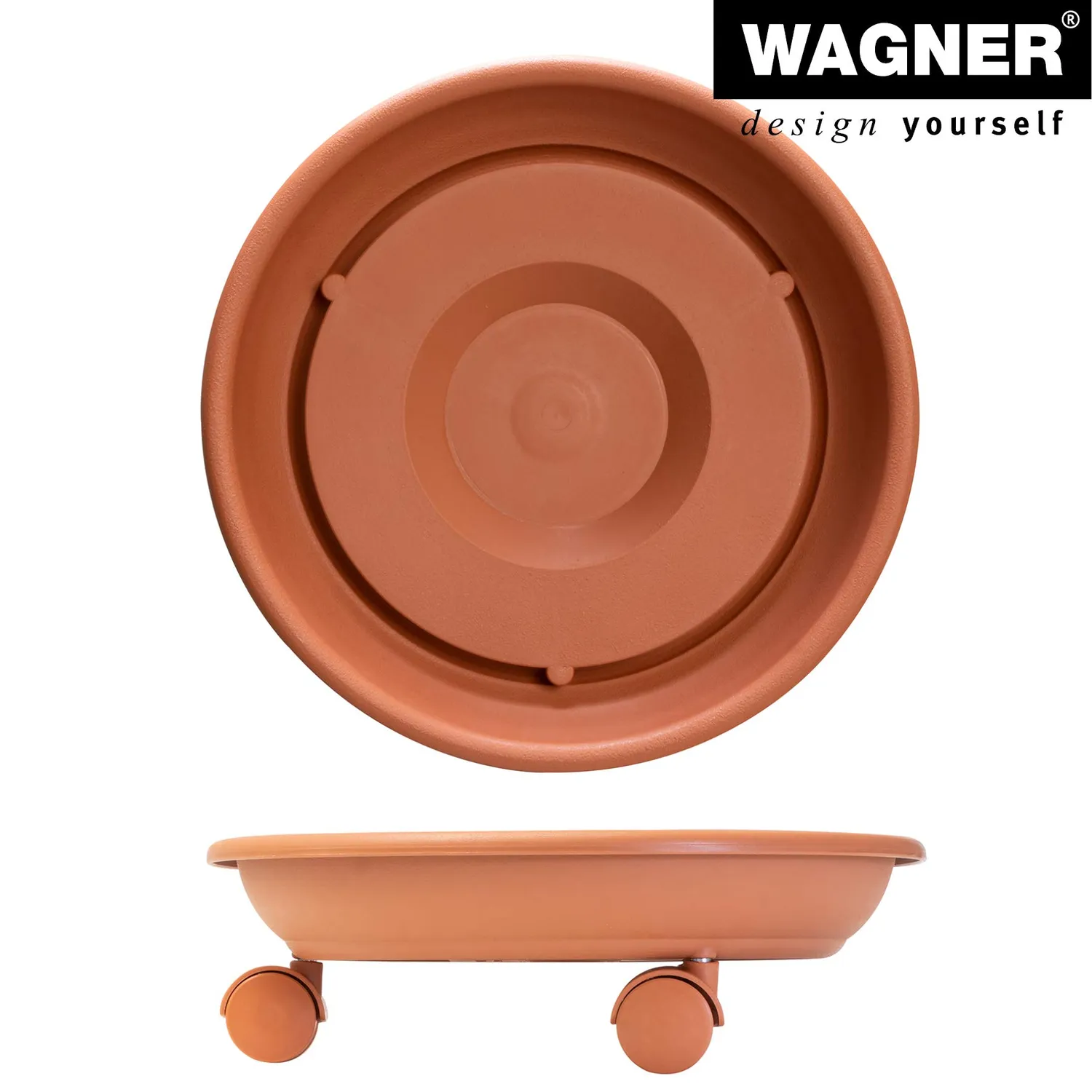 Wagner Serie K 20102101 carrello piante terracotta Ø27,5 cm