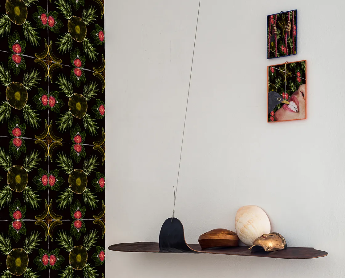 NIVA Design Costarica Black carta da parati disegnata a mano