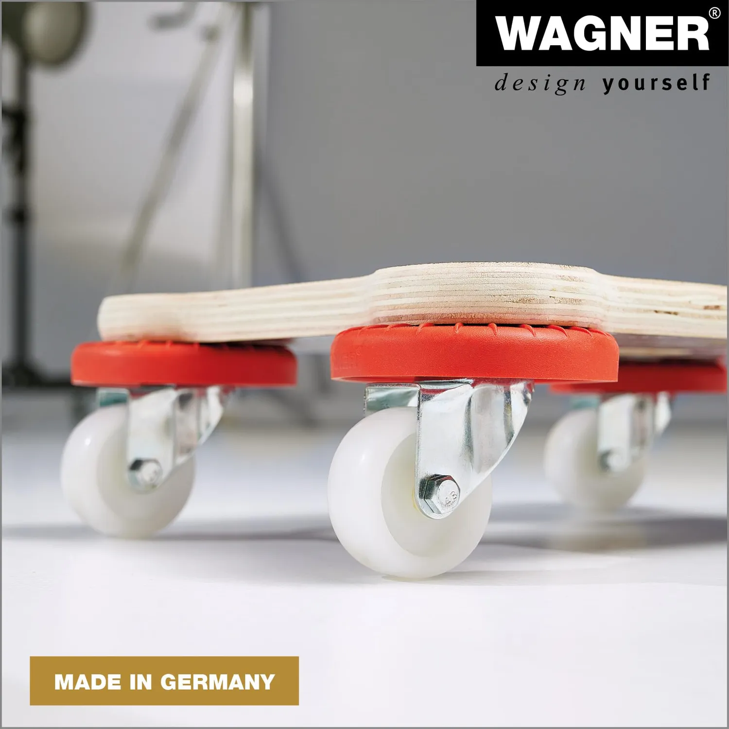 Wagner MM 1355 Carrello Trasporto 33x23 cm 200 kg Antiscivolo