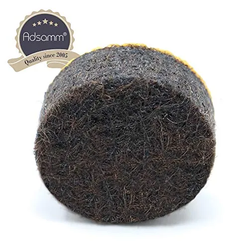 Adsamm feltrini marroni 12mm 16 pezzi spessi