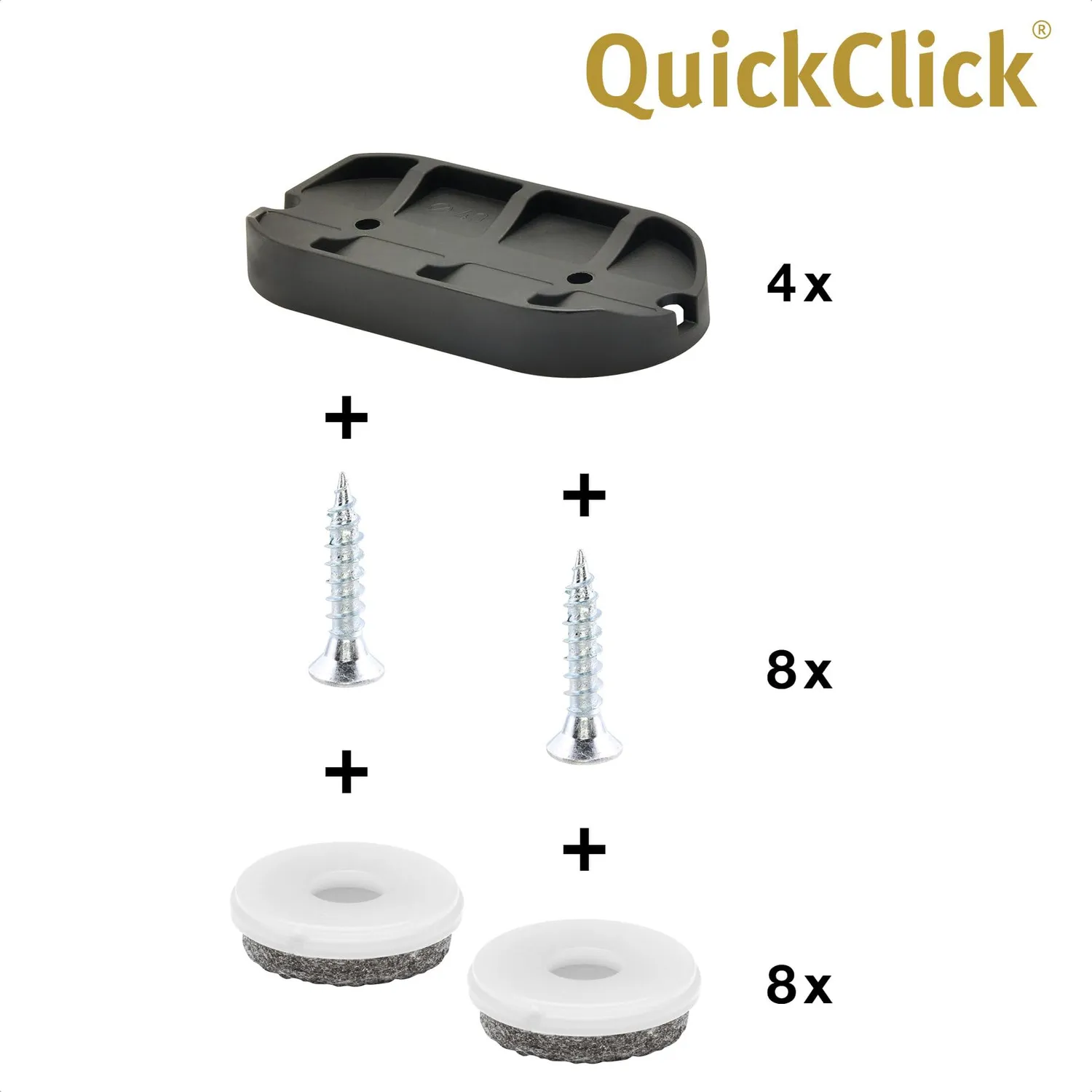 Wagner QuickClick 15831500 feltrini 62x30 mm feltro lana